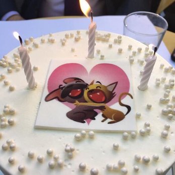 The Sweet Side - Anniversary cake. - Desserts Near Me - Seattle, Washington