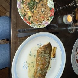 Trout & Eikorn salad