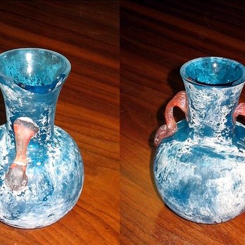 Riordan Artistry - Had to cut this beautiful vase down a bit and re-grind and polish the top lip. - Glass & Mirrors Near Me - Villa Park, Illinois