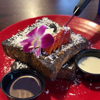 Guieb Cafe - Ube haupia French toast - Breakfast & Brunch Near Me - Las Vegas, Nevada