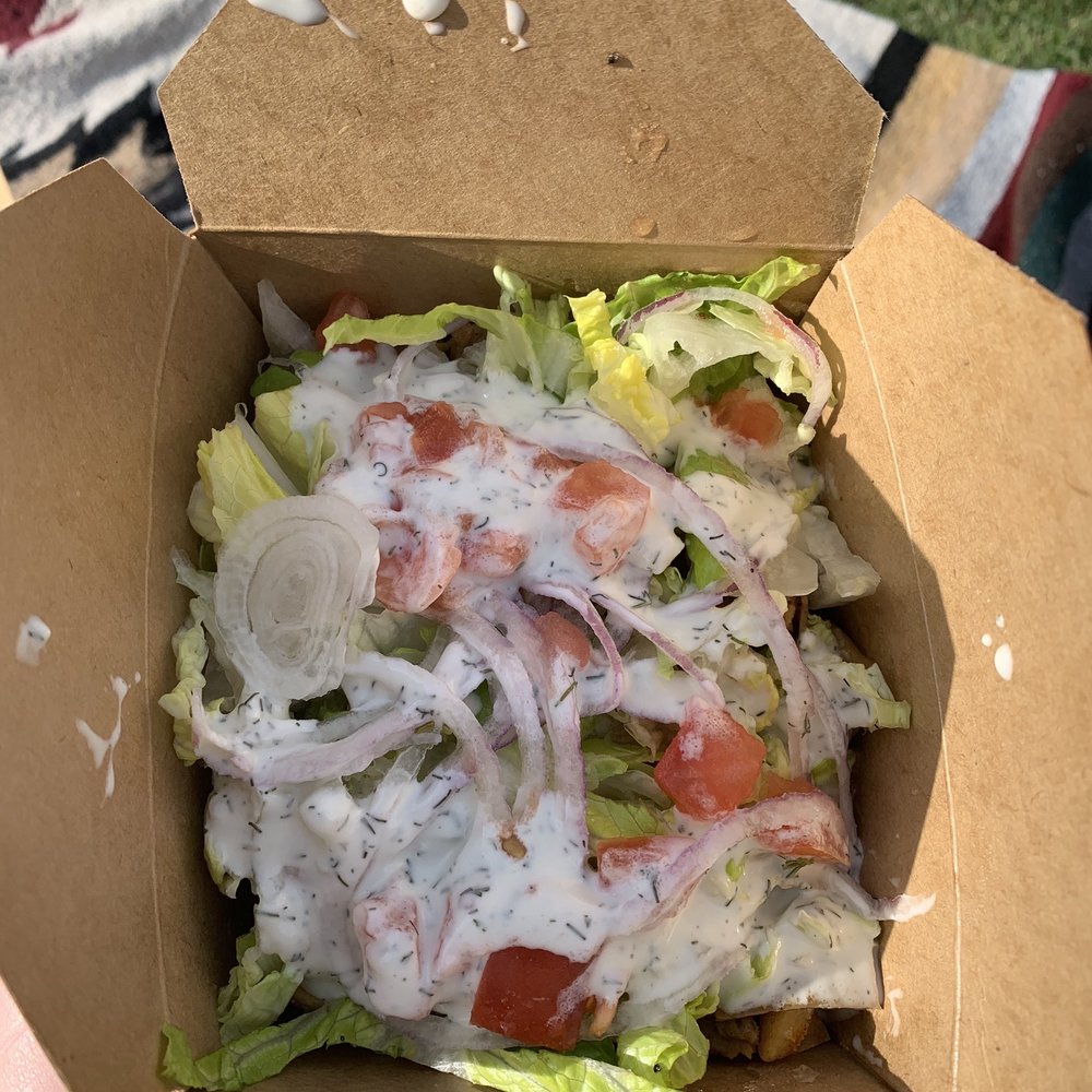Gentle Grill - Gyro Fries with Feta Cheese - Vegan Near Me - Temecula, California Gentle Grill - Gyro Fries with Feta Cheese - Vegan Near Me - Temecula, California