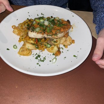 Lento Restaurant - Roasted Line Caught Block Island Swordfish - New American Near Me - Rochester, New York Lento Restaurant - Roasted Line Caught Block Island Swordfish - New American Near Me - Rochester, New York