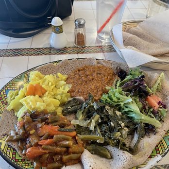 Café Lalibela - 17. Vegetable Combination - Vegetarian Near Me - Tempe, Arizona