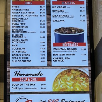 B&B Restaurant - Menu - Greek Near Me - Grayslake, Illinois