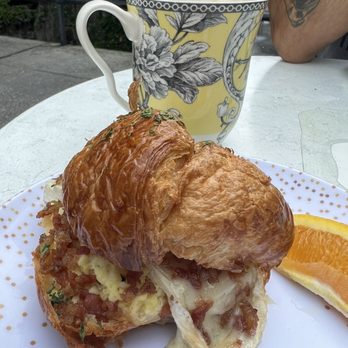 Café M - The best Bacon, Egg, and Brie on a croissant! - Cafes Near Me - Savannah, Georgia Café M - The best Bacon, Egg, and Brie on a croissant! - Cafes Near Me - Savannah, Georgia