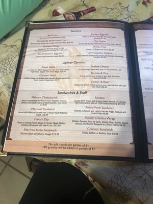 Menu photo 2 The Elkhorn Bar Meeteetse, WY Menu photo 2 The Elkhorn Bar Meeteetse, WY