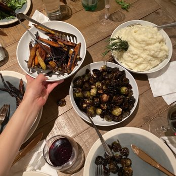 Lili Magnolia - roasted baby carrots; roasted brussel sprouts; classic garlic mashed potatoes - Personal Chefs Near Me Lili Magnolia - roasted baby carrots; roasted brussel sprouts; classic garlic mashed potatoes - Personal Chefs Near Me