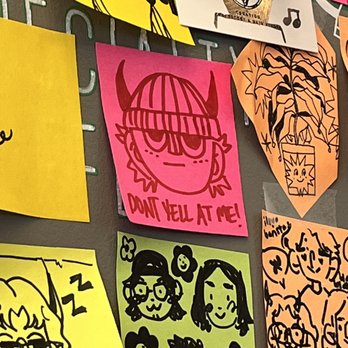 Rustle & Still Café - Cute post its near the cashier - Coffee & Tea Near Me - Toronto, Ontario Rustle & Still Café - Cute post its near the cashier - Coffee & Tea Near Me - Toronto, Ontario