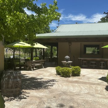 Thacher Winery - Outdoor patio - Wineries Near Me - Paso Robles, California Thacher Winery - Outdoor patio - Wineries Near Me - Paso Robles, California