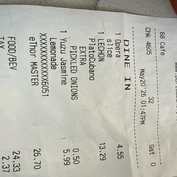 Porto's Bakery and Cafe - Receipt - Bakeries Near Me - Northridge, California Porto's Bakery and Cafe - Receipt - Bakeries Near Me - Northridge, California