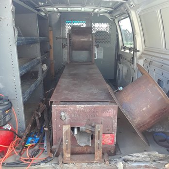 Dan's Gutter Cleaning Screening and Repair - my 5 in gutter machine in my e250 ford van - Gutter Services Near Me