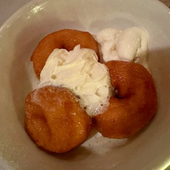 Dada - Fried Cider Doughnuts. Cinnamon Cider Glaze, Vanilla Ice Cream, Whipped Cream - New American Near Me - Delray Beach, Florida Dada - Fried Cider Doughnuts. Cinnamon Cider Glaze, Vanilla Ice Cream, Whipped Cream - New American Near Me - Delray Beach, Florida