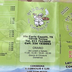 Pizza DA Carmine - Lunch and dinner specials.
