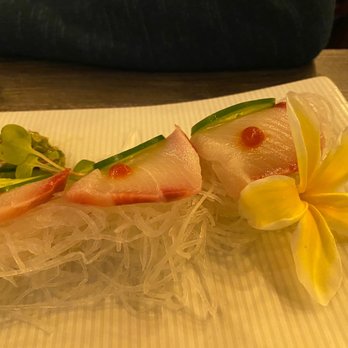 Nozomi - 5 Pieces Yellowtail with Jalapeno - Sushi Bars Near Me - La Jolla, California Nozomi - 5 Pieces Yellowtail with Jalapeno - Sushi Bars Near Me - La Jolla, California