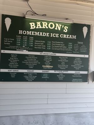 Baron's Homemade Ice Cream by null