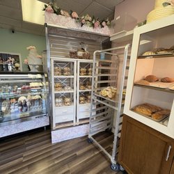 Tasteful subtle design , eloquent pastries displays