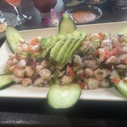 Shrimp ceviche landscape Shrimp ceviche landscape
