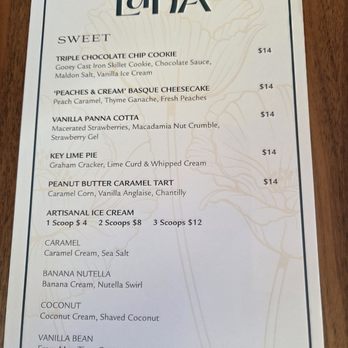 Lana - Menu 5, Sep 2026 - American Near Me - Solana Beach, California