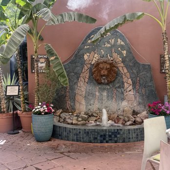 Blue Coyote Grill - Courtyard seating, so pretty. - Mexican Near Me - Palm Springs, California