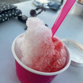Frozen Flamingo - Shaved ice...tiger blood & pina colada - Desserts Near Me - Georgetown, Texas Frozen Flamingo - Shaved ice...tiger blood & pina colada - Desserts Near Me - Georgetown, Texas