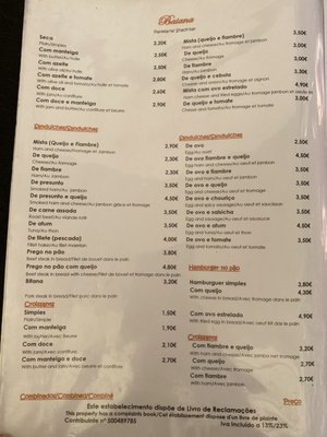 Menu photo 1 Leitaria Baiana Lisbon, 11