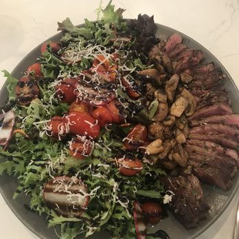 Somethin - Perfect Beef Tataki Salad--very high quality food in a nice casual restaurant - Korean Near Me - La Mirada, California