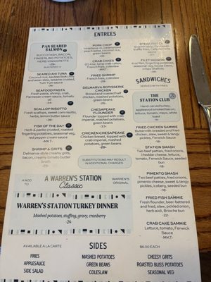 Menu photo 2 The Station Fenwick Island, DE Menu photo 2 The Station Fenwick Island, DE