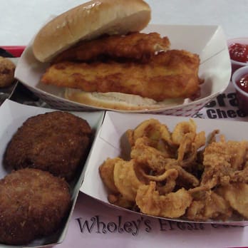 Wholey's - Everything was delicious! Favorites were the calamari and hush puppies. - Grocery Near Me - Pittsburgh, Pennsylvania Wholey's - Everything was delicious! Favorites were the calamari and hush puppies. - Grocery Near Me - Pittsburgh, Pennsylvania