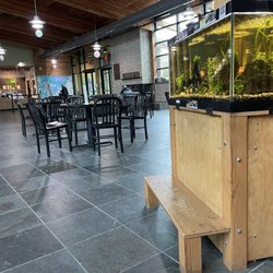Southwest Community Center & Pool - Fish tank in the lobby