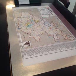 You can draw on the table maps to show your buddies your favorite place to hike or bike. You can draw on the table maps to show your buddies your favorite place to hike or bike.