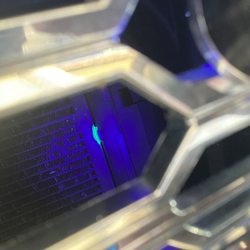Douglas Automotive - Ever wonder how a shop finds the leak in your Air Conditioning system? Dye and a UV light helps leaks stand out