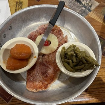 Lamberts Cafe - Country ham, green beans, and candied sweet potatoes - American Near Me - Sikeston, Missouri