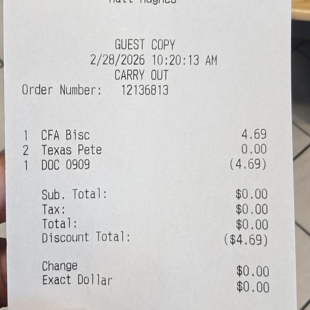 Chick-fil-A - Free 99! - Fast Food Near Me - San Diego, California