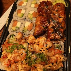 Ichiban Japanese Restaurant and Sushi Bar - Volcano Roll, Philadelphia Roll & CaterpillarRoll