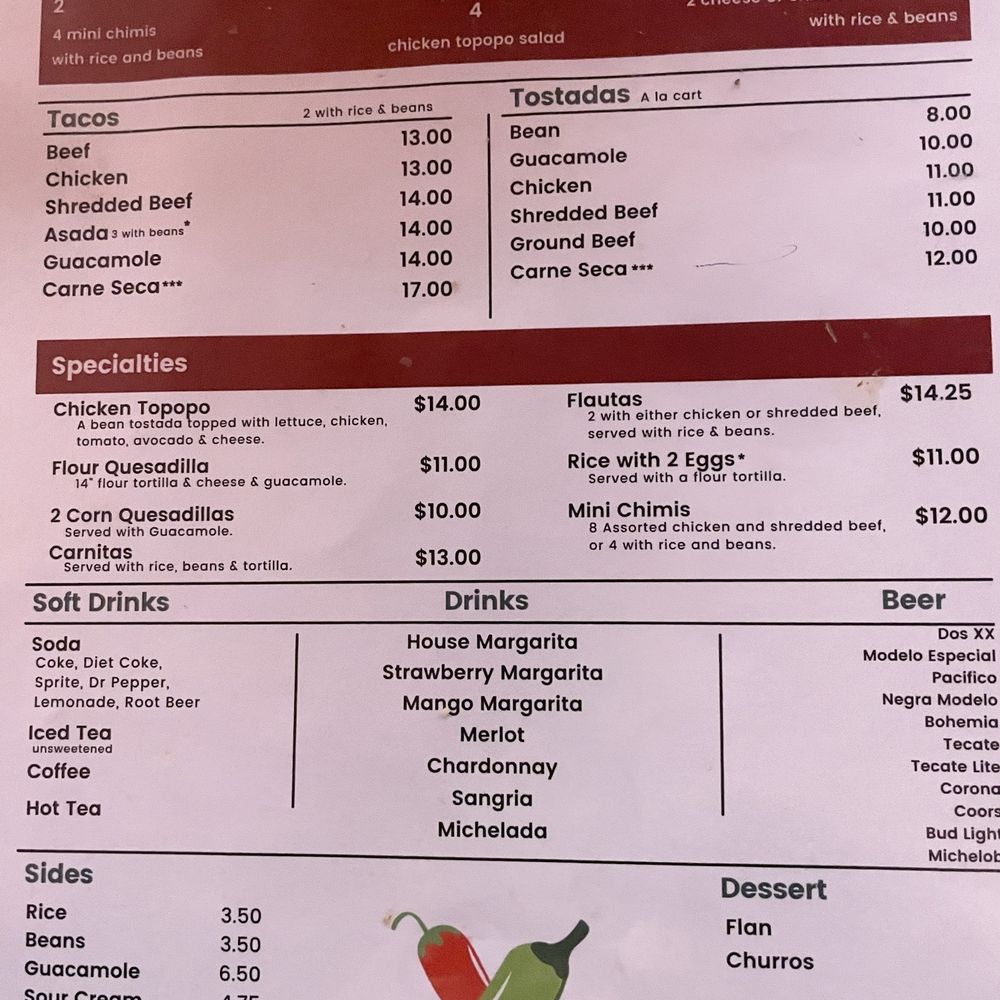El Minuto Cafe - New menu - Mexican Near Me - Tucson, Arizona