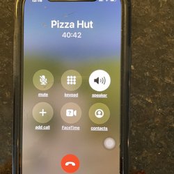 Pizza Hut - I gave up after holding nearly 41 minutes and hung up. No one ever picked back up! The manager should be ashamed!