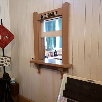 South Coast Railroad Museum - One ticket window at the depot. - Museums Near Me - Goleta, California