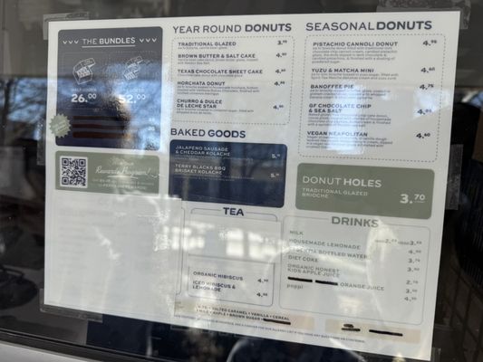 Menu photo 1 The Salty Donut Dallas, TX Menu photo 1 The Salty Donut Dallas, TX