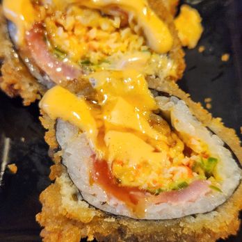 Raku Sushi - Inside of Dynamite Roll - Sushi Bars Near Me - Rocklin, California