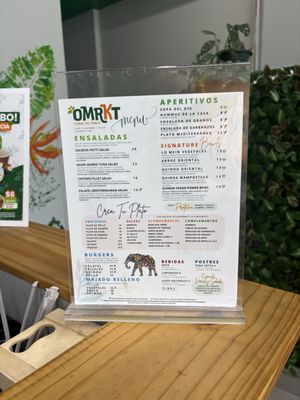 Menu photo 2 O-MRKT Guaynabo, PR Menu photo 2 O-MRKT Guaynabo, PR