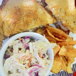 Fish chips & coleslaw Fish chips & coleslaw