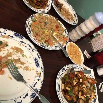 Bobo China - Family Dinner - Kung Pao Chicken, Shrimp and pork fried rice. - Chinese Near Me - San Tan Valley, Arizona