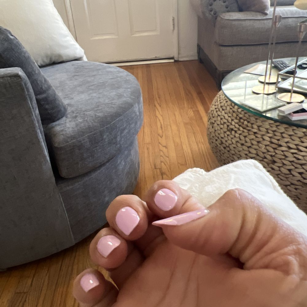 Nails left as thin as paper, broke after two days. The job was done by an inexperienced guy. Owner needs to make sure job is done corectly Nails left as thin as paper, broke after two days. The job was done by an inexperienced guy. Owner needs to make sure job is done corectly