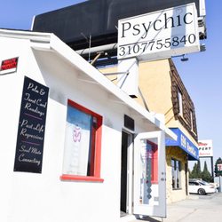 LA Psychic Healer - Right outside her shop.