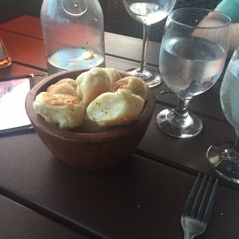 Edgewater Restaurant - Garlic Knots before the meal! - Seafood Near Me - Hampton Bays, New York Edgewater Restaurant - Garlic Knots before the meal! - Seafood Near Me - Hampton Bays, New York