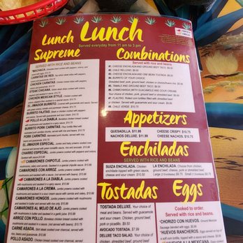El Jimador - Menu - Mexican Near Me - Montrose, Colorado