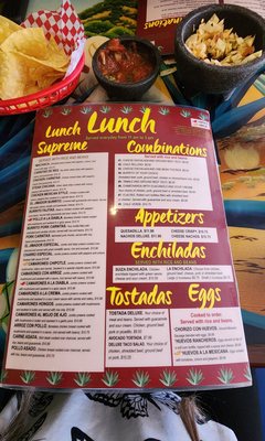 Menu photo 2 El Jimador Montrose, CO