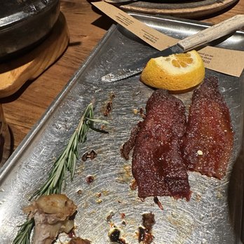 Surisan - Flight of millionaire's bacon - pretty much demolished - Korean Near Me - San Francisco, California Surisan - Flight of millionaire's bacon - pretty much demolished - Korean Near Me - San Francisco, California
