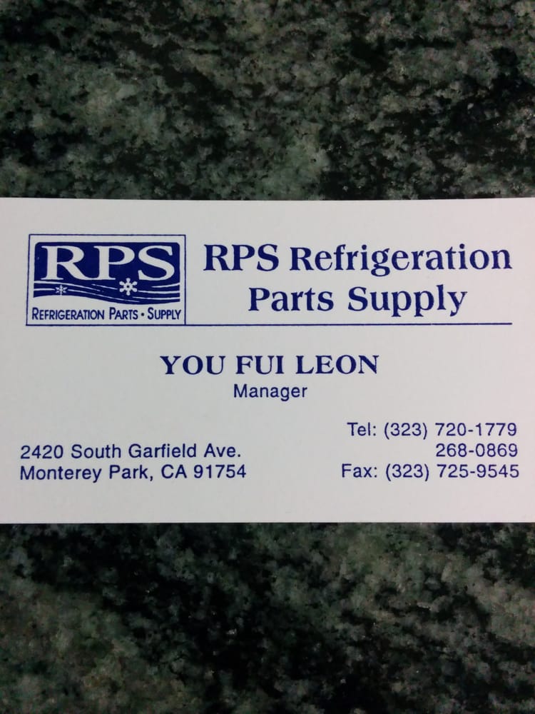 R P S REFRIGERATION PARTS & SUPPLY Updated September 2024 2420 S