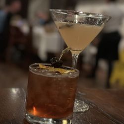 Biaggi's Ristorante Italiano - Old fashioned/strawberry basil martini